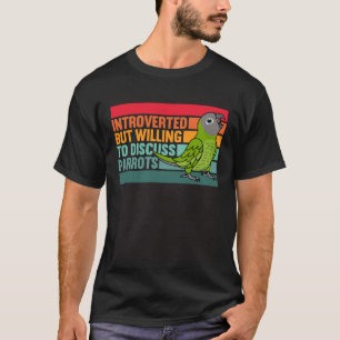Camiseta Apresentado, mas Parrots Dusky com a cabeça do Con