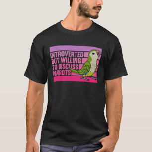 Camiseta Apresentado Mas Parrots Green Monk Parakeet Quaker