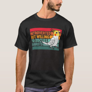 Camiseta Apresentado Mas Parrots Lutino Cockatiel