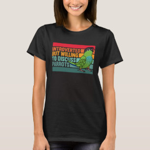 Camiseta Apresentado Mas Parrots Nanday Conure