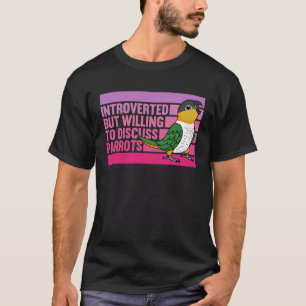 Camiseta Apresentado, Mas Parrots Preto Caique