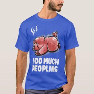 Camiseta Apresentador de Fazendas para porcos dormindo dema