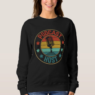 Camiseta Apresentador de Podcast Podcaster Criação de Podca