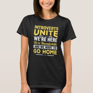 Camiseta Apresentadores unem-se Estamos aqui Estamos descon