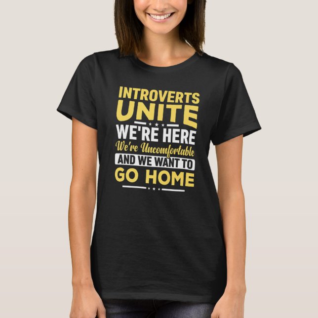 Camiseta Apresentadores unem-se Estamos aqui Estamos descon (Frente)