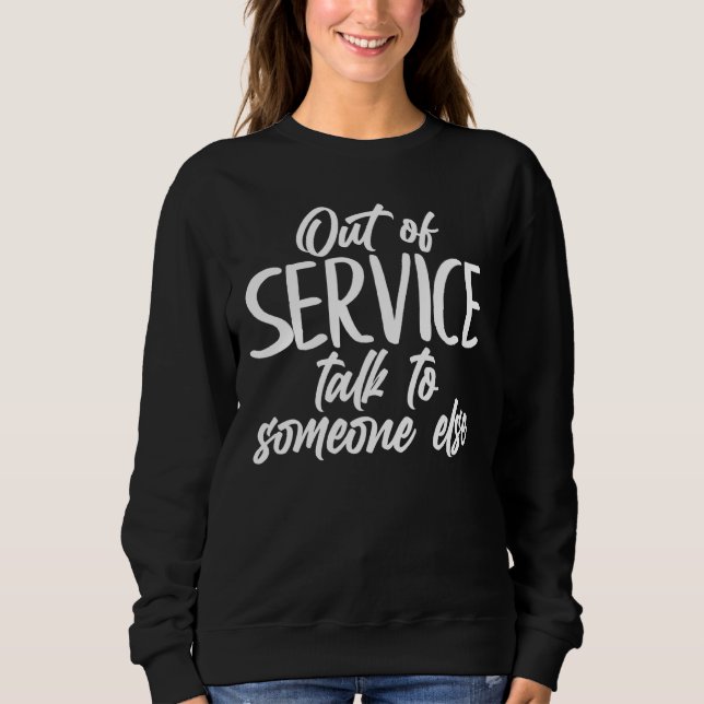 Camiseta Apresentar Fora De Serviço Conversa Com Outra Pess (Frente)