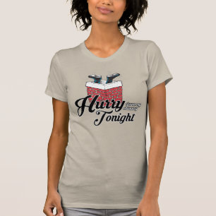 Camiseta Apresse-se para descer pela minha chaminé esta noi