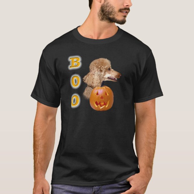 Camiseta Apricot Coated Poodle Boo (Frente)