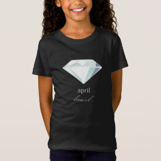 Camiseta April Birthstone Diamond