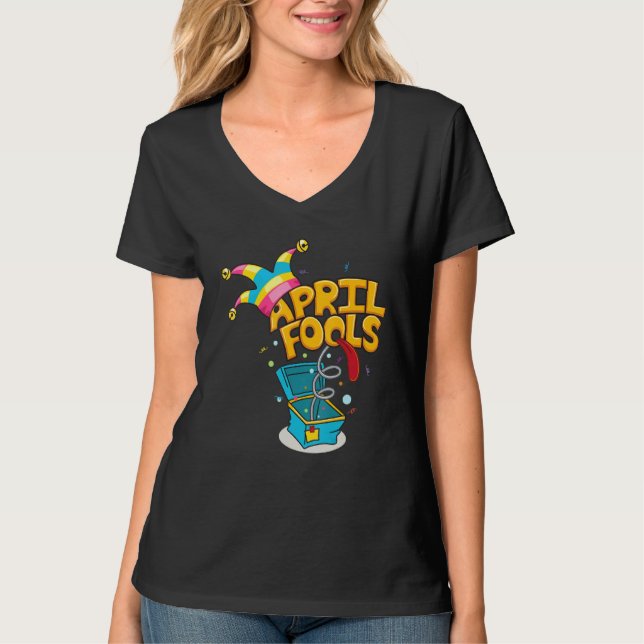 Camiseta April Fools Day Brincadeira Kit 1rua abril Piadas  (Frente)