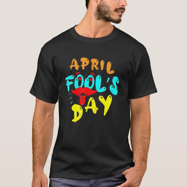 Camiseta April Fools Feliz Dia dos Padrões (Frente)