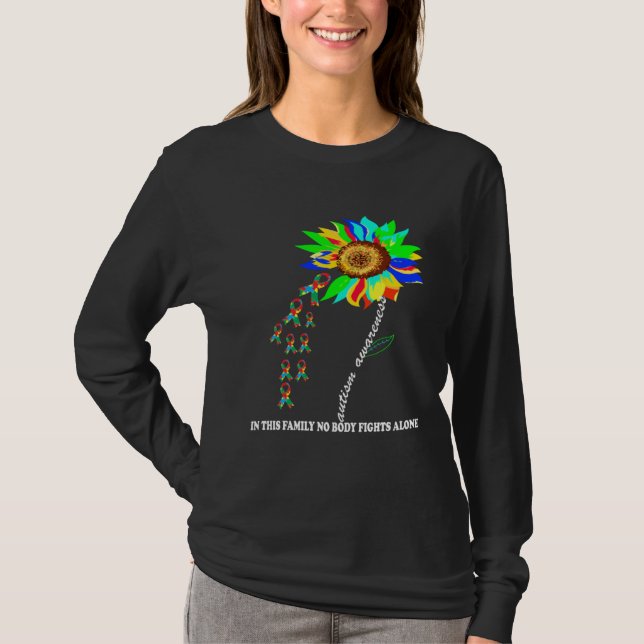 Camiseta april is autism awareness month  autism awareness (Frente)