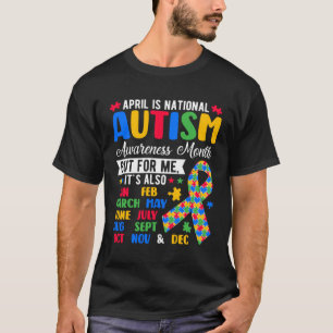 Camiseta April is National Autism Awarness Month Quebra-cab