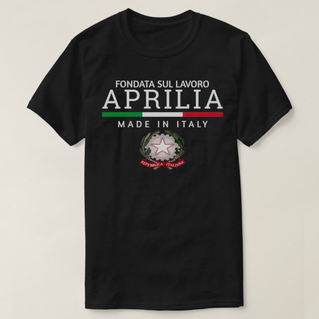 Camiseta Aprilia Itália (Frente do Design)