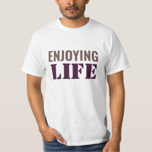 Camiseta Aproveitando a vida