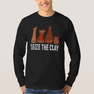 Camiseta Aproveite A Argila Olaria Artista De Cerâmica Ole