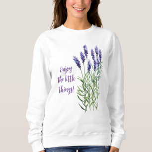 Camiseta Aproveite a lavanda das pequenas coisas