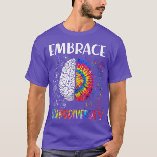 Camiseta Aproveite a neurodiversidade Autismo Sensibilizaçã