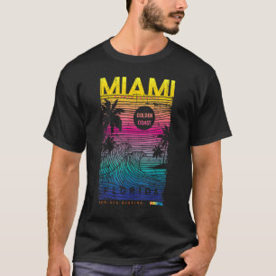 Camiseta Aproveite a praia Legal de Miami, a gráfica colori
