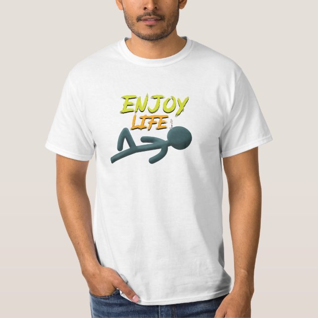 Camiseta Aproveite a vida (Frente)
