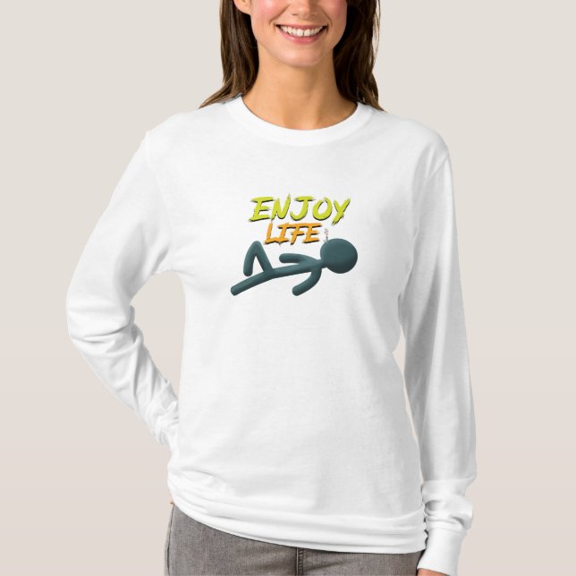 Camiseta Aproveite a vida (Frente)