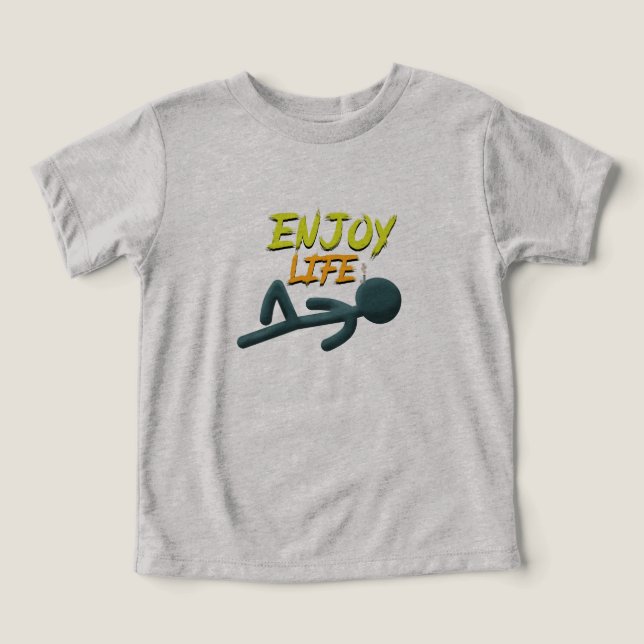Camiseta Aproveite a vida (Design frontal)