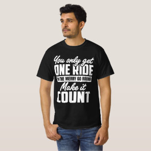 Camiseta Aproveite a vida, apenas boas vibrações