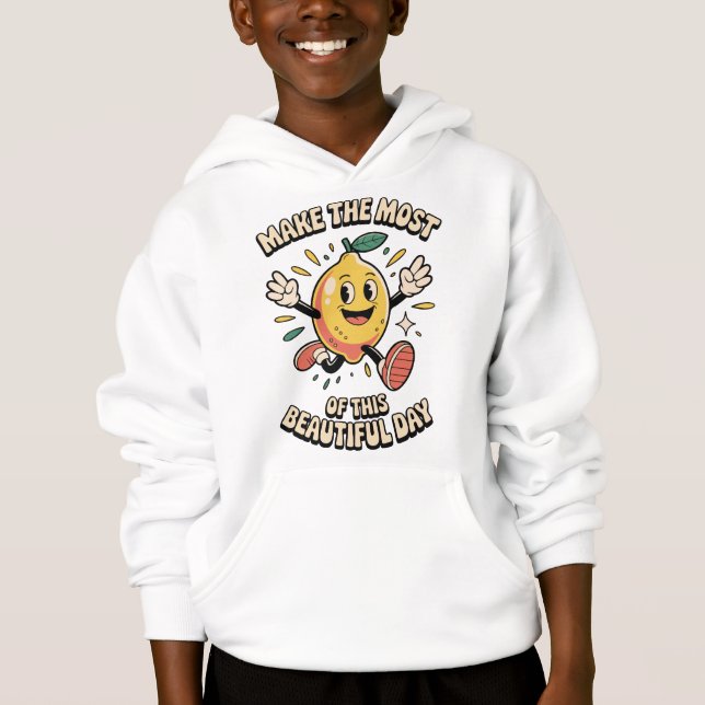 Camiseta Aproveite ao Máximo – Dia Divertido de Limão Infan (Frente)