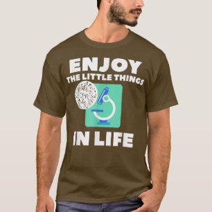 Camiseta Aproveite As Pequenas Coisas Da Química De Ciência