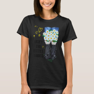 Camiseta Aproveite as pequenas coisas Daisy Daisies Inspira