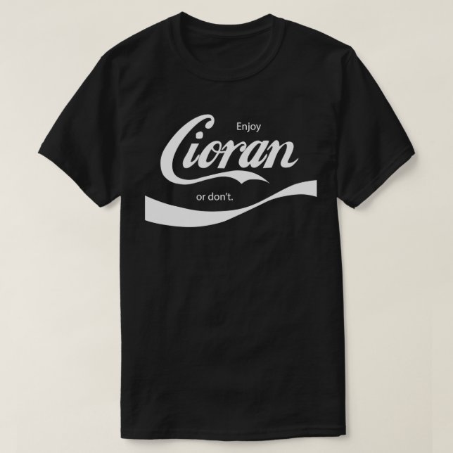 Camiseta Aproveite Emil Cioran (Frente do Design)