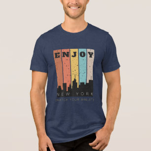 Camiseta Aproveite Nova York Cuidado com a Carteira Camiset