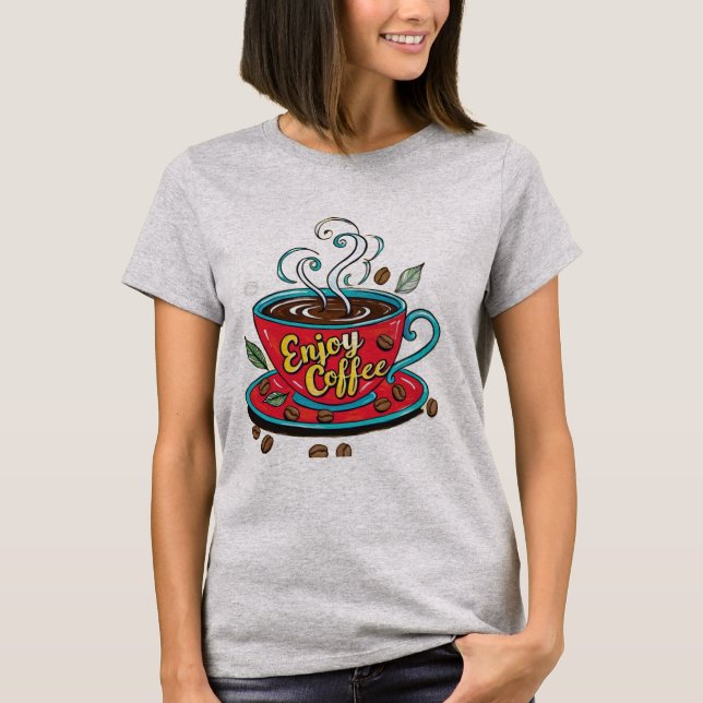 Camiseta Aproveite o café (Frente)
