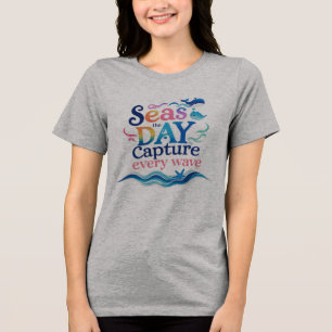 Camiseta Aproveite o Dia – Edição Baleias & Ondas