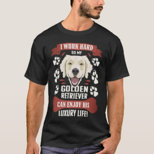 Camiseta Aproveite o Ouro de vida de luxo Retriever