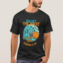 Camiseta Aproveite o paraíso de verão da onda