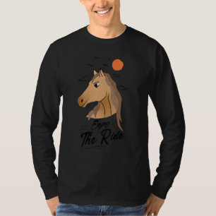 Camiseta Aproveite O Passeio Amante De Cavalos Equestre Hip