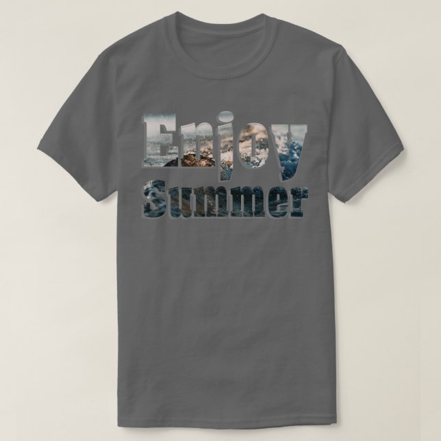 Camiseta Aproveite o verão (Frente do Design)