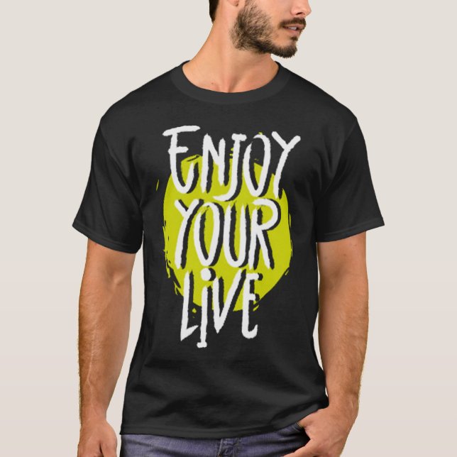Camiseta Aproveite sua vida 1 (Frente)