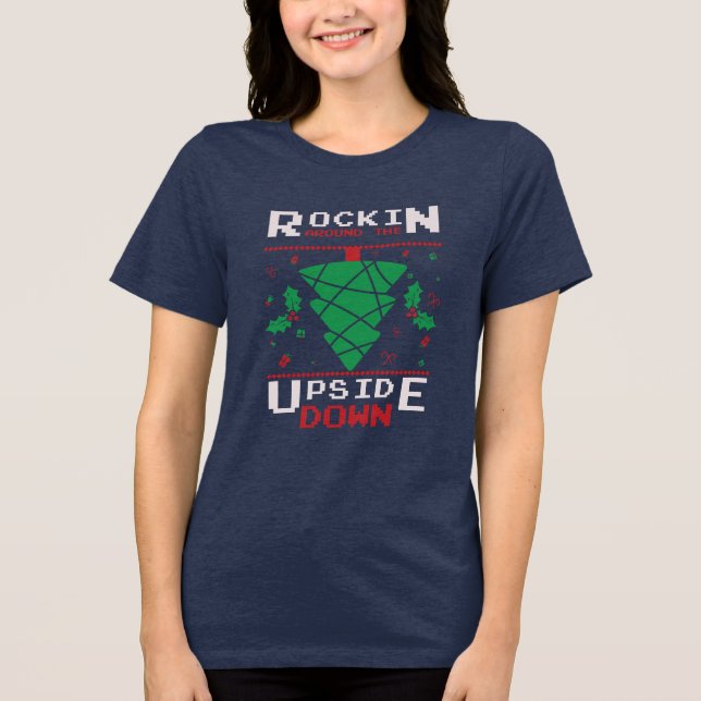Camiseta Aproximando-se de cabeça para baixo (Frente)