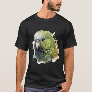 Camiseta Aptidão A Aquarela Kakapo Design Artística Wildl