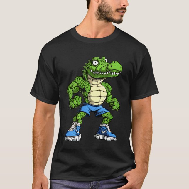 Camiseta Aptidão dos Crocodilos (Frente)