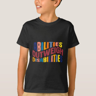 Camiseta Aptidões Superam Deficiência Escola Psicologia
