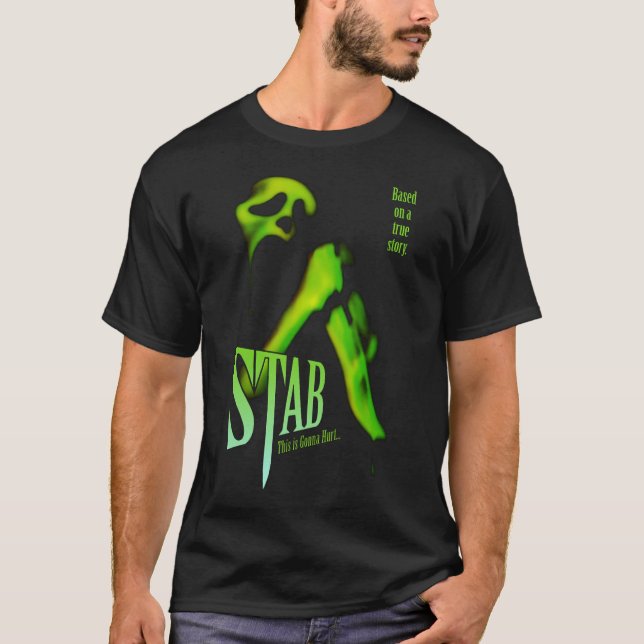 Camiseta Apunhalar (do filme Pânico) (Frente)