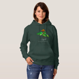 Camiseta Aqpik, capuz de berry nórdico laranja