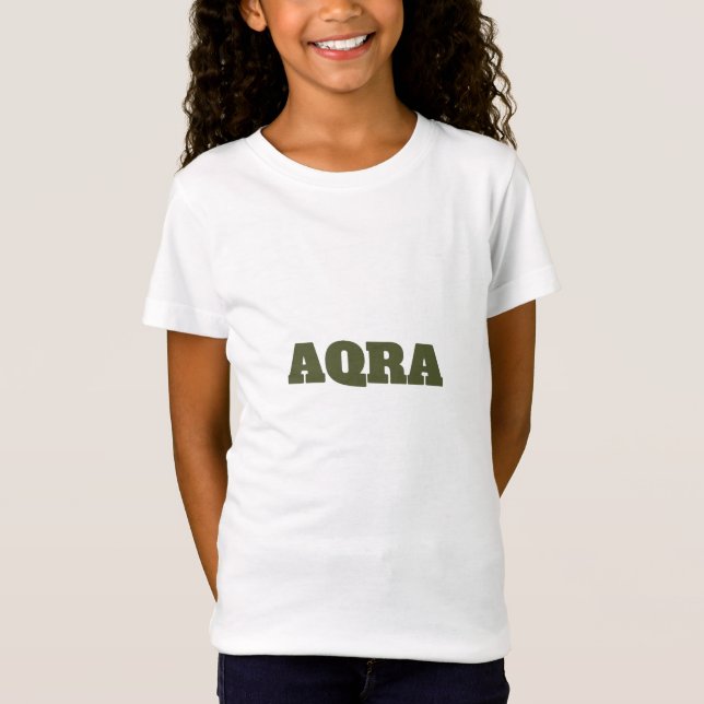Camiseta AQRA Minimalista Logo (Frente)