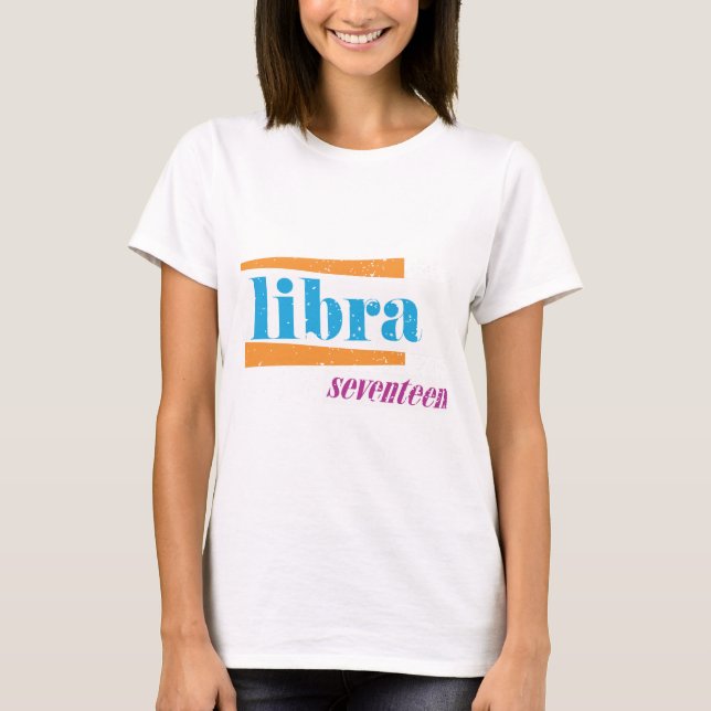 Camiseta Aqua do Libra (Frente)