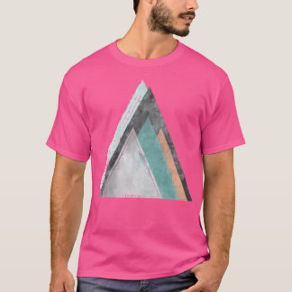 Camiseta Aqua E Montanhas Corais