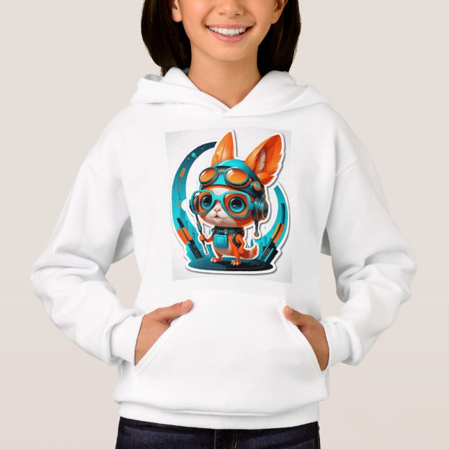 Camiseta Aqua Foxy Vibes (Frente)
