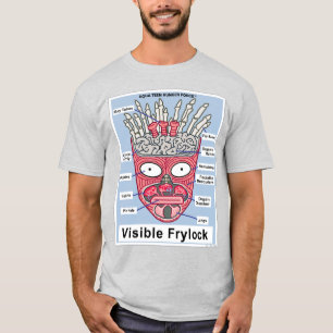 Camiseta Aqua Teen Fome Force Visible Frylock Poster